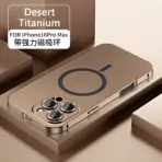 Aluminum Metal Frame Magnetic Case For iPhone 13 12 14 15 16 17 18 Pro Max For Magsafe Wireless Charging Lens Film PC Back Panel - Image 13
