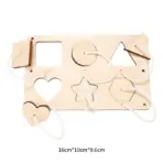 NEW Busy Board Montessori Early Educational Toys Cognitive Training Infant Skills Learning Wooden Game Busyboard DIY Accessories - Image 11