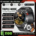 2026 T-Rex3 Ultra 1100mAh Battery Smart Watch GPS Track Compass IP69K Waterproof Sports Tracker Outdoors Military Smartwatches - Image 19