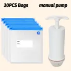Reusable Vacuum Sealed Bags for Microwave Frozen Boiled Food Storage Wet Dry Household Kitchen Use - Food Preservation Bags - Image 14
