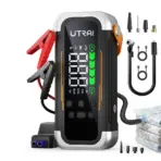 UTRAI 5 in 1 6000A Car Jump Starter 150PSI Air Pump PD30W Power Bank High-speed Airflow Dualmode For kayakingCar Battery Booster - Image 7