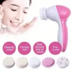 2026 5-in-1 Electric Facial Cleaner Face Cleansing Brush Spa Skin Care Massager Battery-Powered (Battery Not Included) - Image 10