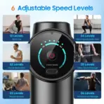 2026 New Fascia Gun Deeply Relieves Muscle Soreness Fitness and Relaxation Equipment LED Touch Screen 6Massage Head Gifts - Image 4