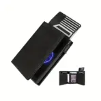 Slim Wallet with Coin Slot Credit Card Wallet Mens for Magnetic Closure RFID Protection Men Wallet - Image 7
