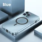 Aluminum Metal Frame Magnetic Case For iPhone 13 12 14 15 16 17 18 Pro Max For Magsafe Wireless Charging Lens Film PC Back Panel - Image 12