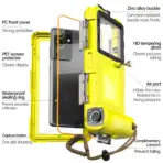 Multi-Functional, Durable, Waterproof, 15m/50ft, Universal 6.9 Inch Waterproof Phone Case, IP68, Professional Diving Photography - Image 3