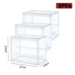 New Large Capacity Storage Box Organizer for Figures Acrylic Box Clear Blind Box Showcase Makeup Organizer for Bag - Image 15