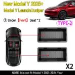 TPE Under Seat Storage Box For Tesla Model Y Juniper 2025 Center Console Organizer Bin Front Backseat Bag Trash Tray Accessories - Image 7