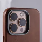 Luxury Business Retro Leather Magnetic Case For iPhone 17 Pro Max 16 Plus 15 14 13 MagSafe Alloy Lens Wireless Charging Cover - Image 2