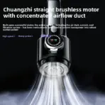 Household/Car Portable 17000pa Large Suction Vacuum Cleaner, High-Power Convenient Handheld Car Vacuum Cleaner - Image 4