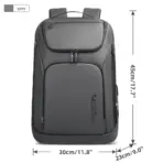 HK Travel Business Backpack for Men Large Capacity 17 Inch Laptop Backpack Multifunctional Anti-Theft Backpack Weekender Daypack - Image 8