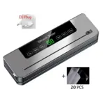 Electric Vacuum Sealer Food Storage Seal Touch Button Dry/Wet Built-in Cutter Kitchen Food Sealing Vacuum Packaging Machine - Image 11