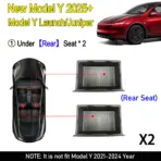 TPE Under Seat Storage Box For Tesla Model Y Juniper 2025 Center Console Organizer Bin Front Backseat Bag Trash Tray Accessories - Image 9