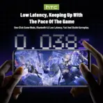 HTC NE70 Bluetooth V6.0 Headphones Smart Touchscreen Wireless Earphones AI Translator Earbuds Gaming Earbuds HD Bass - Image 3