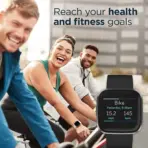 Fitbit Versa 2 Health and Fitness Smartwatch with Heart Rate, Music, Alexa Built-In, Sleep and Swim Tracking, Black/Carbon - Image 4