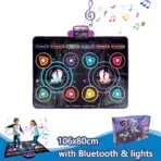 Kids Electronic Dance Mat Dancing Blanket Double Players Mode with 9 Levels Kid Floor Music Blanket Educational Toys Kids Gifts - Image 12