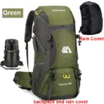 50L Travel Backpack Camping Men Large Hiking Bag Tourist Rucksack Waterproof Outdoor Sports Climbing Mountaineering Bag Luggage - Image 9