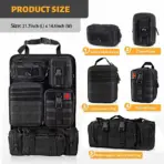 High Quality Multifunction 55*37CM 600D 6PCS In 1 Car Back Seat Tactical Hanging Storage Organizer - Image 3