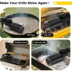 Electric Grill Brush, Cordless Rechargeable Grill Cleaning Brush with Stainless Steel Brush Head, Cleaner for BBQ Grate - Image 6