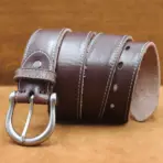 Natural cowhide belt for men's hard metal buckle soft original cowhide mens leather belt unique texture real leather jeans belt - Image 20