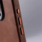 Luxury Business Retro Leather Magnetic Case For iPhone 17 Pro Max 16 Plus 15 14 13 MagSafe Alloy Lens Wireless Charging Cover - Image 4