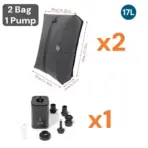 17L Vacuum Compression Bag with Air Pump Reusable Clothing Storage Bag Travel Compression Backpack Luggage Bag - Image 8