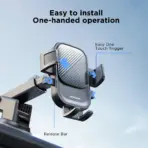 Joyroom Universal Car Mount Phone Holder with Suction Cup Base Dashboard Car Cell Phone Stand For iPhone Samsung Google Huawei - Image 4