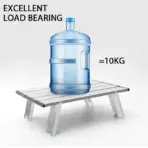 WESTTUNE Mini Camping Table Ultralight Portable Aluminum Alloy Outdoor Table Roll-Up Folding Table for Backpacking Picnic BBQ - Image 3