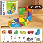 51/62/81/105//123/167PCS Electric Magical Track Train 3D Building Tracks Cube Rails STEM Educational Toys Birthday Puzzle Gift - Image 4