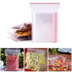 1000-100Pcs Small Zip Lock Plastic Bags Transparent Bag Reclosable Vacuum Storage Bag Clear Bags Ziplock Food Storage Zip Bags - Image 2