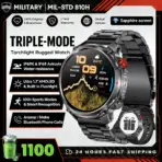 2026 T-Rex3 Ultra 1100mAh Battery Smart Watch GPS Track Compass IP69K Waterproof Sports Tracker Outdoors Military Smartwatches - Image 17