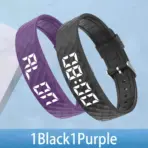 2026 Outdoor Smartwatch Sports Bracelet Vibration Alarm Clock Reminder Sleep Monitoring 24 Hours Pedometer Rechargeable Bracelet - Image 34
