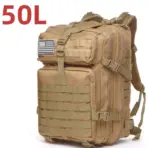 25L/50L Sturdy Nylon Waterproof Tactical Sports Trekking Fishing Hunting Camping Hiking Bag Backpack Outdoor Rucksacks - Image 9