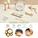 Musical Instruments Montessori Music Baby 0 12 Months Toys Drum Xylophone Kids Early Educational Wooden Instruments Baby Toys - Image 2