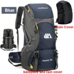 50L Travel Backpack Camping Men Large Hiking Bag Tourist Rucksack Waterproof Outdoor Sports Climbing Mountaineering Bag Luggage - Image 8