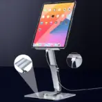 Aluminum Tablet Stand 360°Rotating Folding Adjustable Desk Holder Mount Riser for iPad Pro Air 4 Mini 12.9 4-14 Inch Xiaomi Tab - Image 6