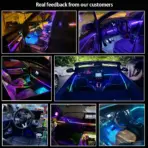 Car Interior Symphony LED Ambient Light Acrylic Kit APP Control Multiple Modes RGB Neon Automobile Atmosphere Decorative Lamp - Image 6