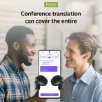 Translator HTC NE20 New Bluetooth 6.0 Wireless Headphones Translation Earphones IPX4 Waterproof Rating Long Battery Life - Image 6