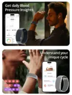Nylon Braided Smart Band Multi‑Wear Sports Health Tracker Magnetic Charging Long Standby - Image 5