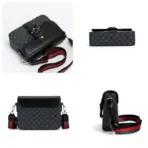 Fashionable Jacquard Pattern Men's Crossbody Bag High-End Casual Shoulder Bag for Commuting Business Waterproof Daily Sling Bag - Image 5