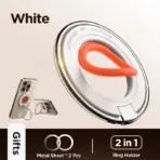 Joyroom Ring Phone Holder Colorful Magnetic Kickstand Silicone Ring Magnetic Phone Grip Holder Stand For iPhone Samsung Huawei - Image 7