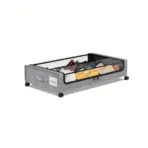 Space-Saving Under Bed Lockers Pull Out Storage with Wheels & Lids Fits Shoes Clothes Ideal for Dorm Bedrooms Storage Box - Image 8