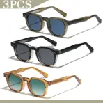 1/2/3 Pcs Wholesale New Square Retro Sunglasses Men Fashion Punk Sun Glasses Women Travel Eyewear Lunette De Soleil Femme UV400 - Image 12
