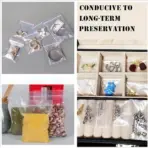 1000-100Pcs Small Zip Lock Plastic Bags Transparent Bag Reclosable Vacuum Storage Bag Clear Bags Ziplock Food Storage Zip Bags - Image 6