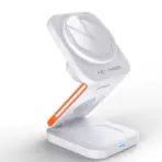 3 in 1 Foldable Charging Station Fast Magnetic Wireless Charger Stand for iPhone 17 16 15 14 13 12 Apple Watch 8 7 6 Airpods Pro - Image 9