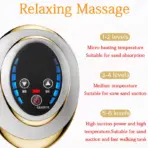 Home Electric Guasha Scraping Massage Cupping Body Massager Vacuum Cans Suction Cup Heating Fat Burner Anti-cellulite Massager - Image 5