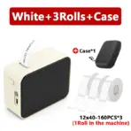 Marklife P15 Mini Portable Label Printer Smart Pocket Printer Thermal Adhesive Sticker Labeling Machine OT 3PK Label Paper NoInk - Image 9