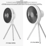 HOMEFISH Portable Rechargeable Camping Fan 4000mAh 10000mAh Wireless Ceiling Desktop Fan with Power Bank LED Light - Image 6