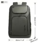 HK Travel Business Backpack for Men Large Capacity 17 Inch Laptop Backpack Multifunctional Anti-Theft Backpack Weekender Daypack - Image 9