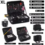 New Oxford Makeup Bag For Women Professional Large Capacity  Travel Cosmetic Case Waterproof Manicure Makeup Toolbox - Image 4